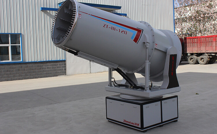 工地上遠(yuǎn)程霧炮機(jī)設(shè)備特點(diǎn)及技術(shù)參數(shù)有哪些？