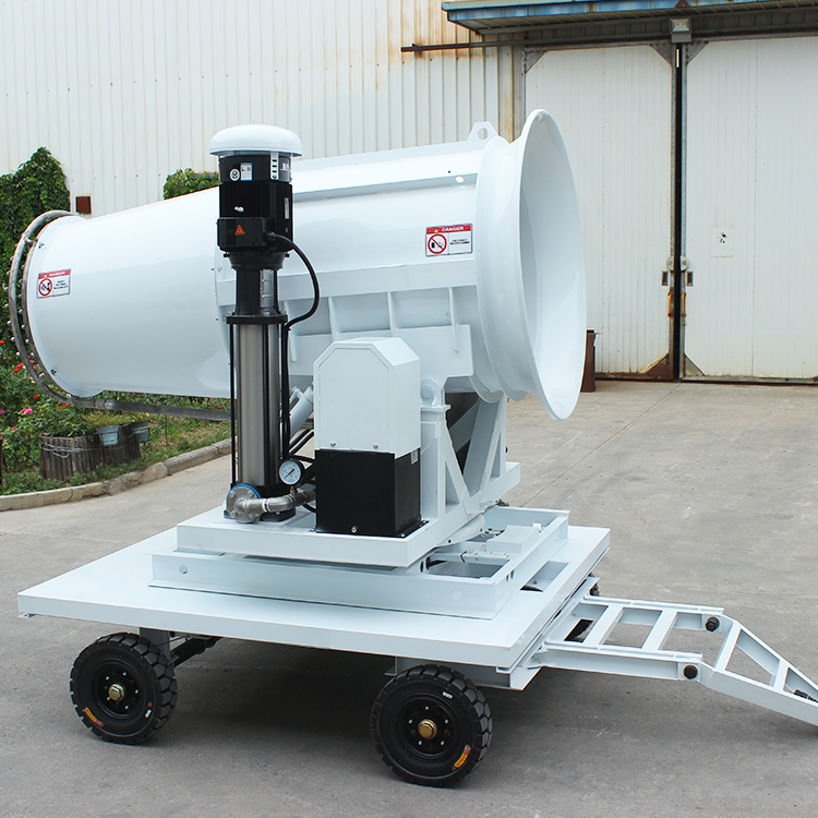 拖車環(huán)保霧炮機(jī)在城市道路應(yīng)用的好處 拖車環(huán)保霧炮機(jī)在城市道路應(yīng)用的好處